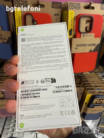 Iphone 16 128 black , запечатан ,чисто нов, снимка 3 - Apple iPhone - 52920320