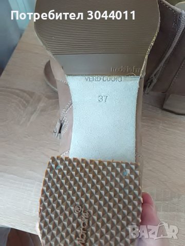 Нови от естествена кожа -37, снимка 3 - Дамски ботуши - 37795550