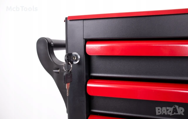 Празен шкаф за инструменти със 7 чекмеджета StahlMayer Red Line, снимка 9 - Други инструменти - 51109120