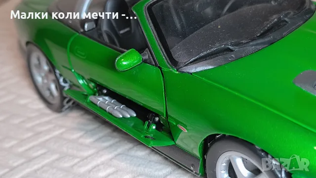 метална количка Jaguar XKR, James Bond 007 , мащаб 1:18 , снимка 12 - Колекции - 56230874