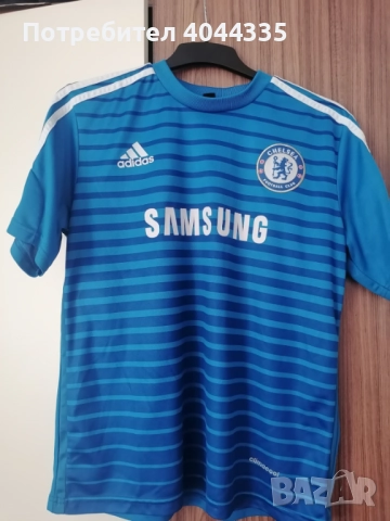 Ретро футболна тениска Челси-номер 17 Азар