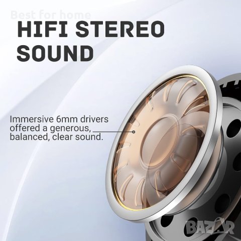 Безжични слушалки, AOTONOK C16  Bluetooth 5.3 слушалки,стерео,LED сензорни,IP7 водоустойчиви, снимка 7 - Bluetooth слушалки - 42460035