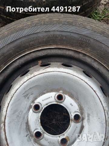 Метални бусови джанти с гуми 235/65/16 , снимка 13 - Гуми и джанти - 54172051