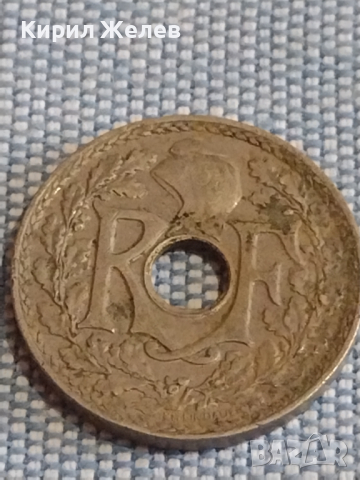 Три монети 10 сантима 1932г. Франция / две монети Недерландия за КОЛЕКЦИЯ ДЕКОРАЦИЯ 31772, снимка 3 - Нумизматика и бонистика - 44524988