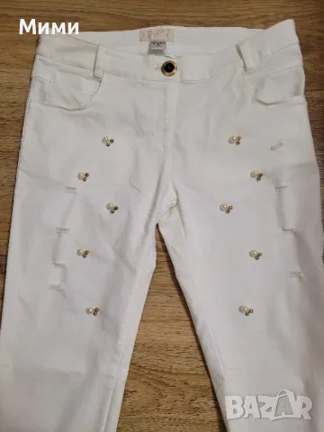 Бял панталон Lucy, снимка 5 - Панталони - 47336922