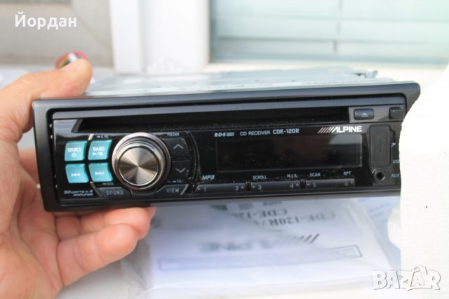 Радио за автомобил ''ALPINE-CDE-120R'', снимка 3 - Аксесоари и консумативи - 40603901
