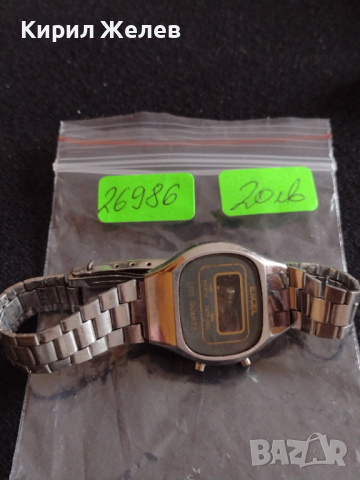 Каса с верижка за стар електронен часовник за части колекция декорация EXCEL - 26986, снимка 7 - Антикварни и старинни предмети - 36542519