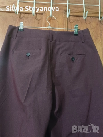 панталон бордо Zara , снимка 2 - Панталони - 53993939