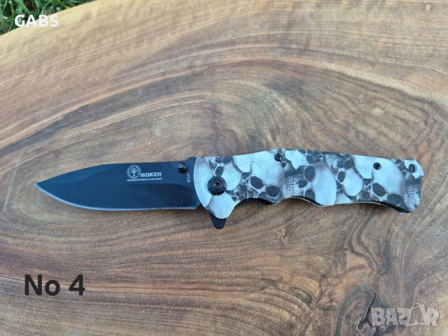 Джобен сгъваем нож BOKER 4 цвята, снимка 8 - Ножове - 49266702