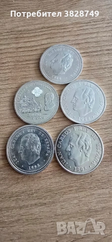 Лот сребърни испански песети 166 грама, снимка 8 - Нумизматика и бонистика - 53162628