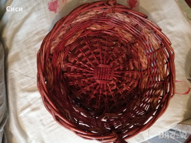 Плетени кошници, снимка 4 - Декорация за дома - 40299709