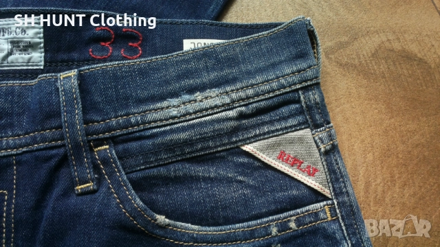 REPLAY Man Original Jeans Размер 33/32 мъжки еластични дънки 34-64, снимка 8 - Дънки - 52691771