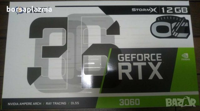Palit GeForce RTX 3060 Stormx OC 12GB GDRR6 192bit, снимка 1 - Видеокарти - 33851687