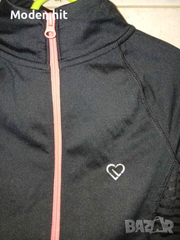 Дамско спортно горнище с мрежести елементи, снимка 2 - Спортни екипи - 51675712