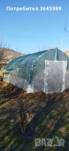 Продавам оранжерия Висока 2.8м Широка 4 м Дълга 6м 1271.29 лв. / 650 €