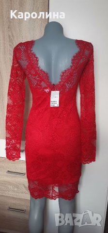 Дантелени рокли, размер С , снимка 2 - Рокли - 40433379