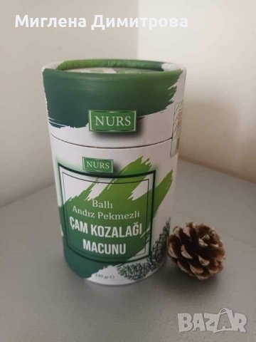 NURS - Билкова паста с борови шишарки за прочистване на дихателните пътища, снимка 1 - Хранителни добавки - 42814562