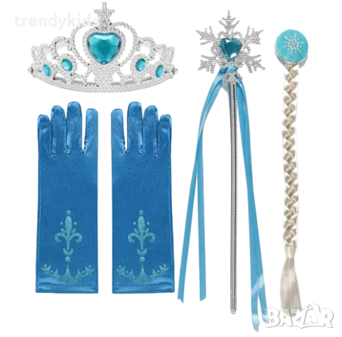 Ново! Луксозна Рокля на Елза , снимка 8 - Детски рокли и поли - 49980508