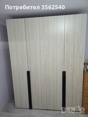  Без следи от употреба!!Спалня/Гардероб/2 бр нощни шкафчета, снимка 1