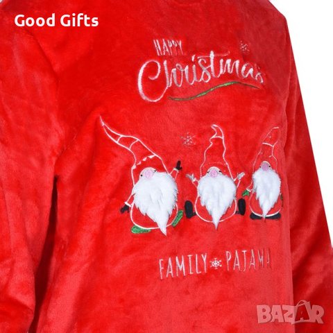 Коледни дрехи за Семейство, Gnome Family Pajama, снимка 3 - Други - 42755640