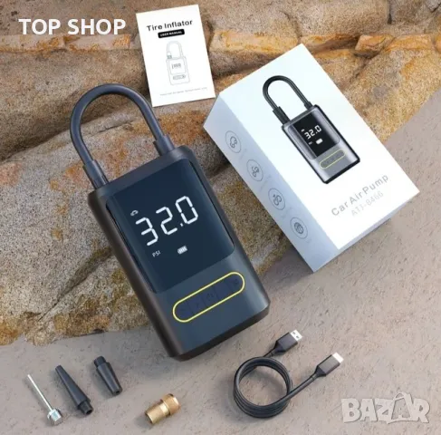 Мини преносим компресор, снимка 4 - Аксесоари и консумативи - 48737361