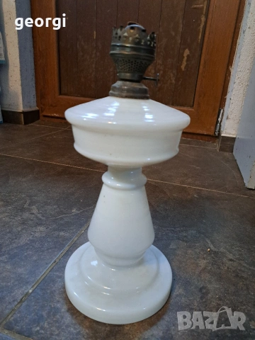 Стара стъклена газена лампа 32/3, снимка 2 - Декорация за дома - 53123626