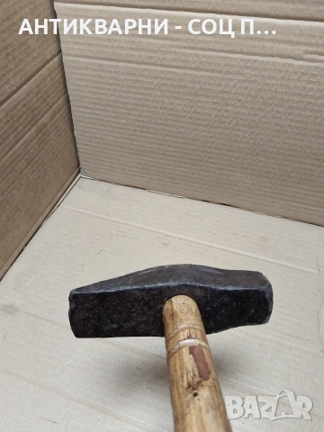 Соц Стар Ръчно Кован Каменоделски Чук 0.950кг. НОМЕР 1733., снимка 8 - Антикварни и старинни предмети - 53952191