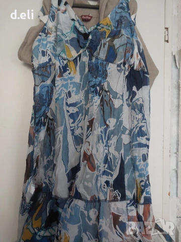 Part two. Holland. Size L-XL Памук Коприна , снимка 5 - Рокли - 46799964