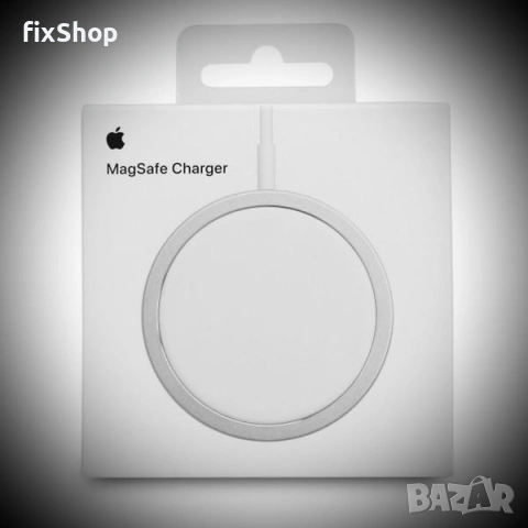 Apple MagSafe Wireless Charger MHXH3ZM/A – Оригинален, 15W, Бързо зареждане