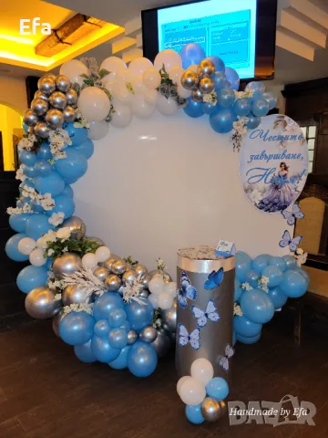 Декор кът за снимки за абитуриентка, снимка 5 - Декорация - 49038309