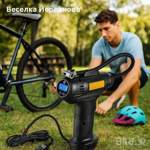 Безжичен дигитален компресор за автомобил, снимка 5 - Компресори - 53053396