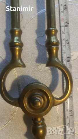 Аксесоари, прибори за камина бронз, снимка 3 - Антикварни и старинни предмети - 48874503