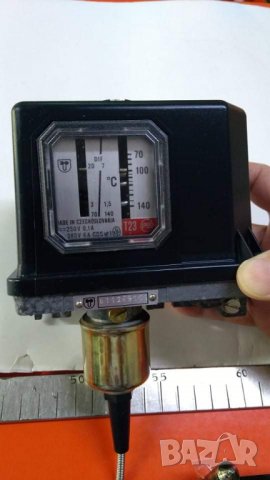 Термостат чехия ( 70 - 140 градуса ) : 380 волта , 6 ампера , снимка 2 - Други машини и части - 29934103