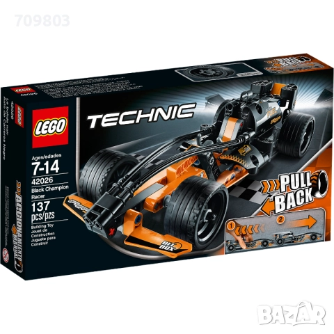 НОВ Конструктор LEGO Technic 42026 - Черният шампион