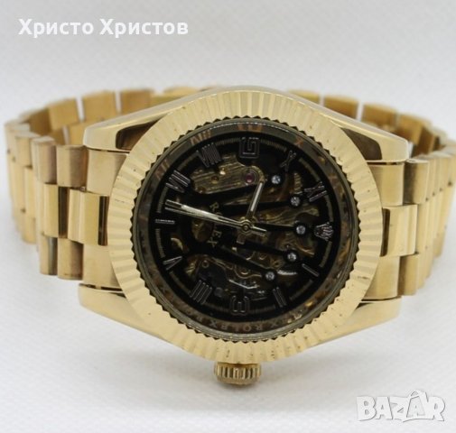 Дамски луксозен часовник Rolex Crown Skeleton , снимка 14 - Дамски - 37047692