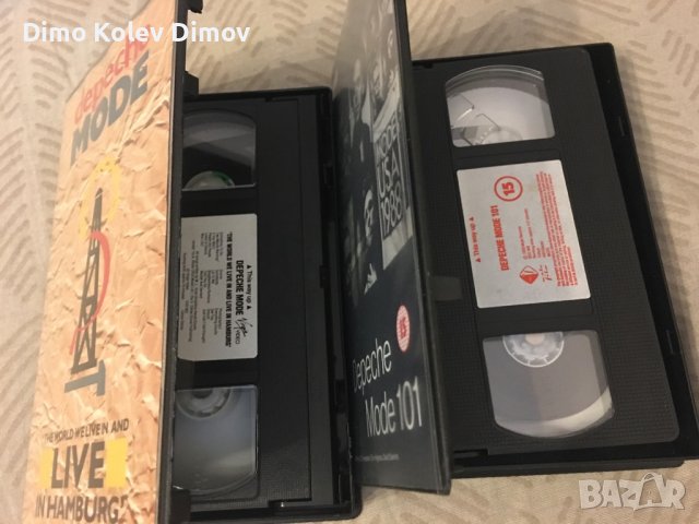DEPECHE MODE VHS видео касети. Супер състояние., снимка 4 - Други музикални жанрове - 40493905