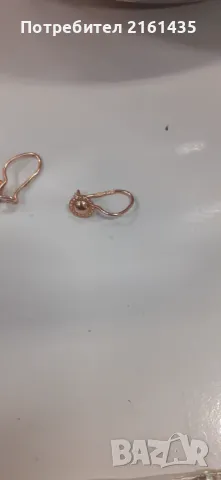 Съветски/ Руски златни обици проба 583, снимка 7 - Обеци - 48344578