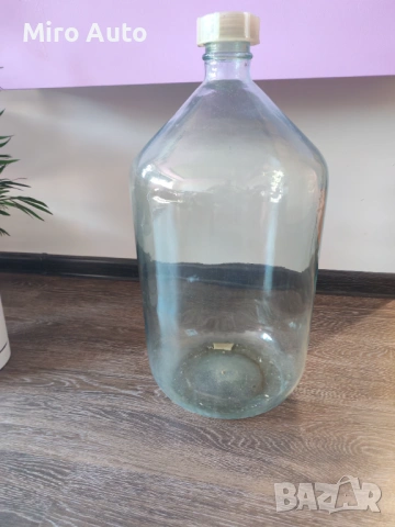 Стъклена Дамаджана - 20литра, снимка 3 - Буркани, бутилки и капачки - 54139441