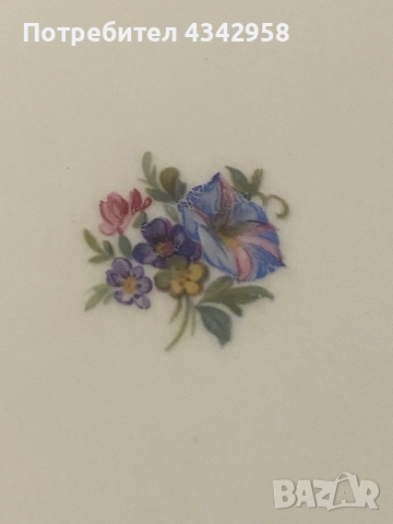 Vohenstrauss. 1960-те. Порцеланова чиния., снимка 3 - Антикварни и старинни предмети - 52382136