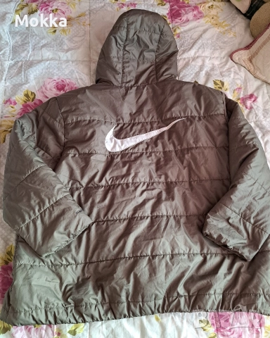 Зелено яке Nike 3 XL, снимка 3 - Якета - 52056644