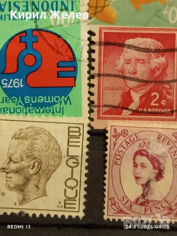 Стари пощенски марки от цял свят смесени БЕЛГИЯ, АМЕРИКА, ИНДОНЕЗИЯ за КОЛЕКЦИЯ 51990, снимка 10 - Филателия - 53207980