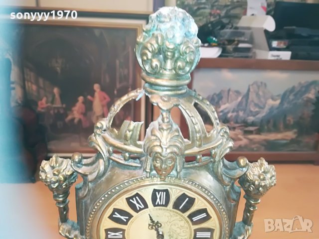 антика-часовник-40х26х9см-ретро колекция-внос швеицария, снимка 9 - Колекции - 30067870