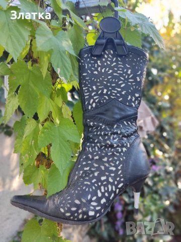 Дамски ботуши Дамски пролетни ботуши естествена кожа Есенни ботуши Прекрасни дънкови боти