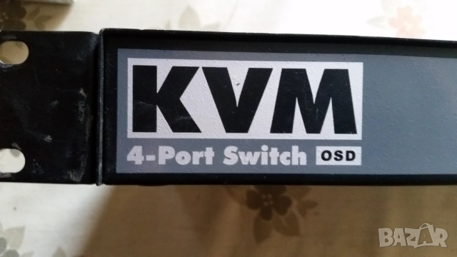 KVM 4-Port Switch OSD PS/2, снимка 6 - Друга електроника - 53033429