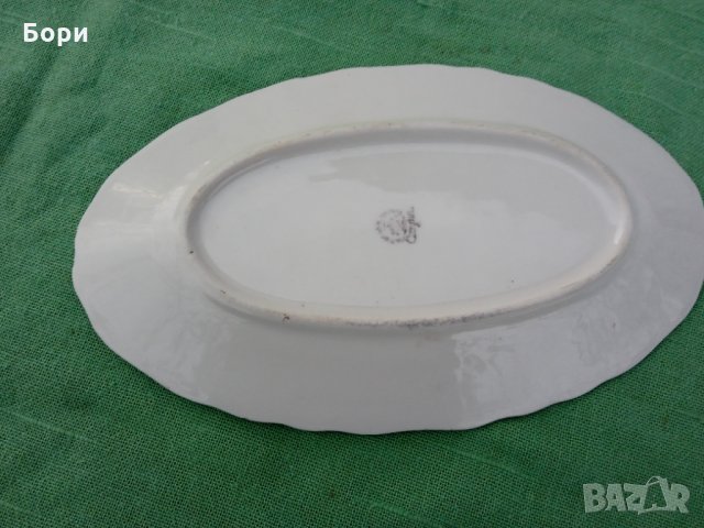 CANDIA порцеланово плато 1960г, снимка 7 - Чинии - 35182567
