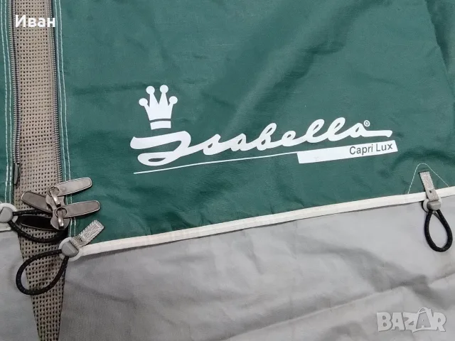 Форселт за каравана Isabella Capri Lux Green. Размер 1050см (1036-1060см) земя-земя., снимка 4 - Палатки - 56233486