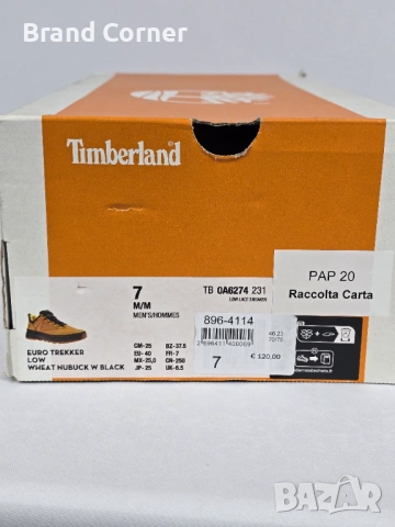 Нови мъжки обувки Timberland - №40 / 25 см, снимка 8 - Маратонки - 54342198