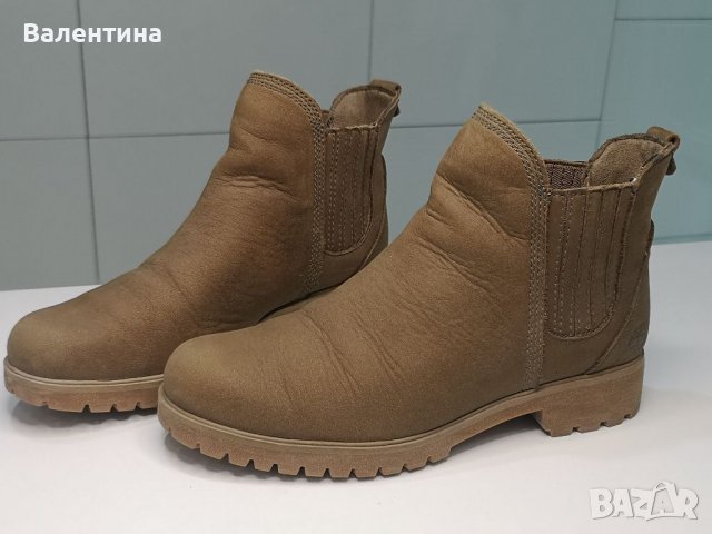 Дамски боти TIMBERLAND Lyonsdale Chelsea A199Z Canteen, 40, набук, снимка 4 - Дамски боти - 38591015