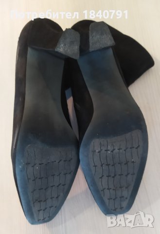 THIERRY RABOTIN черни велурени боти №40, снимка 9 - Дамски боти - 38148938