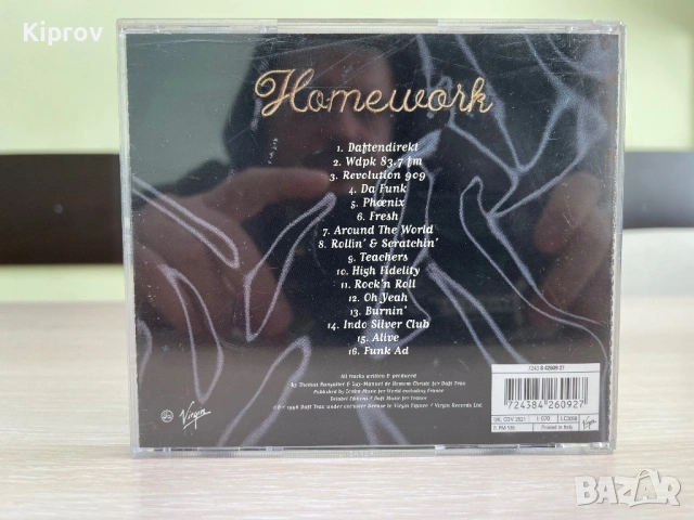 🎶 Daft Punk – Discovery + Homework (оригинални CD), снимка 9 - CD дискове - 53241165